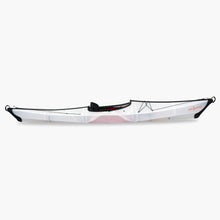 Side view of the Oru Kayak Bay model in white.