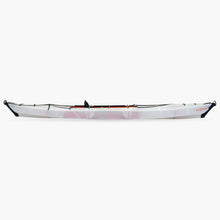 Side view of the Oru Kayak Haven model in white.